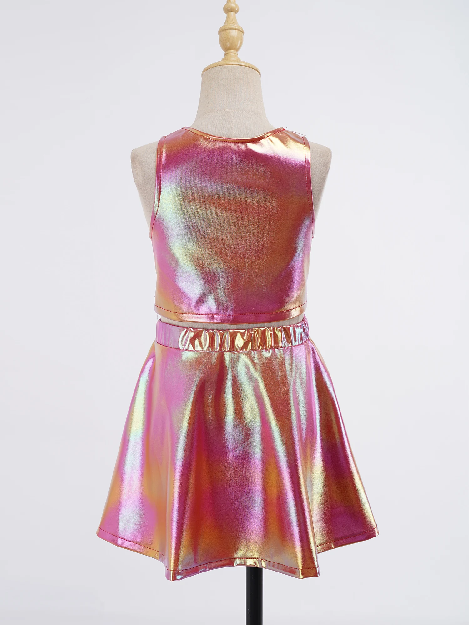 Kids Girls Metallic Hip Hop Clothes Sets Prom Party Disco Outfit Streetwear Children Jazz Cheer Dance Performance Costumes
Kids Girls Metallic Hip Hop Clothes Sets Prom Party Disco Outfit Streetwear Children Jazz Cheer Dance Performance Costumes