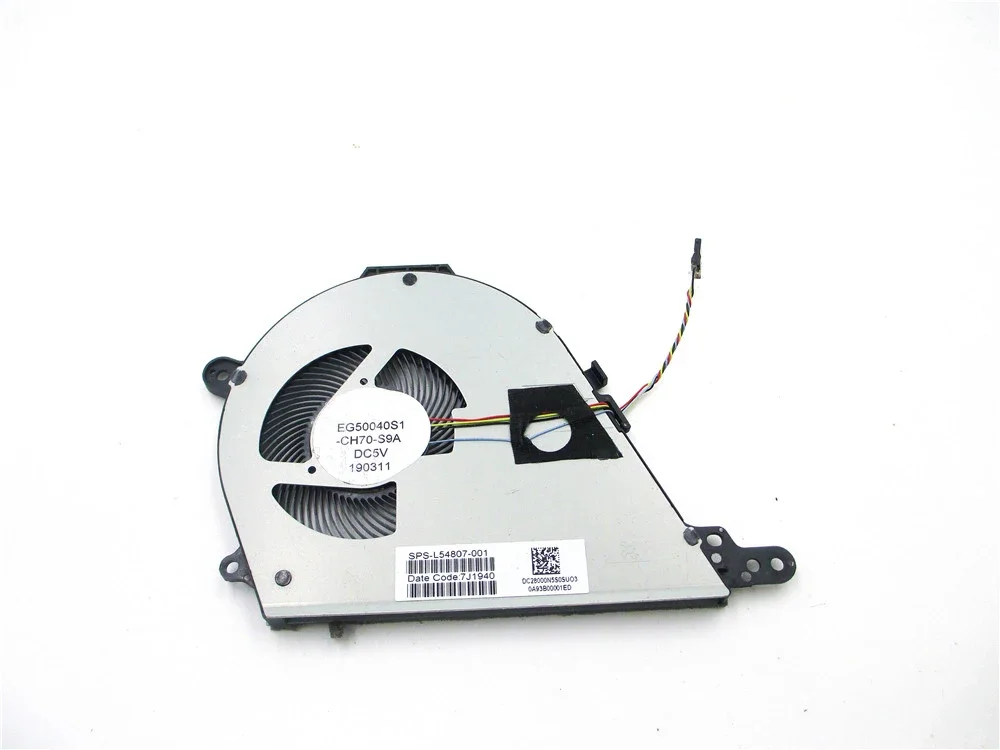NEW Fan For SUNON EG50040S1-CH70-S9A L54807-001 7J1940 TPN-C140 HP Chromebook 15-de 15-DE 15t-DE
NEW Fan For SUNON EG50040S1-CH70-S9A L54807-001 7J1940 TPN-C140 HP Chromebook 15-de 15-DE 15t-DE