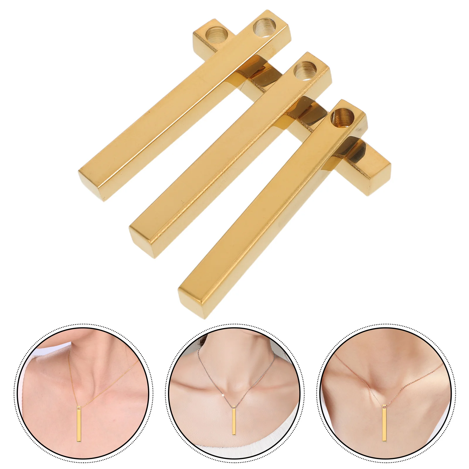 10Pcs Stainless Steel Keychain Pendant Engraving Bar Rectangle Stamping Blanks Metal Tags for Necklace Bracelet DIY Jewelry
10Pcs Stainless Steel Keychain Pendant Engraving Bar Rectangle Stamping Blanks Metal Tags for Necklace Bracelet DIY Jewelry