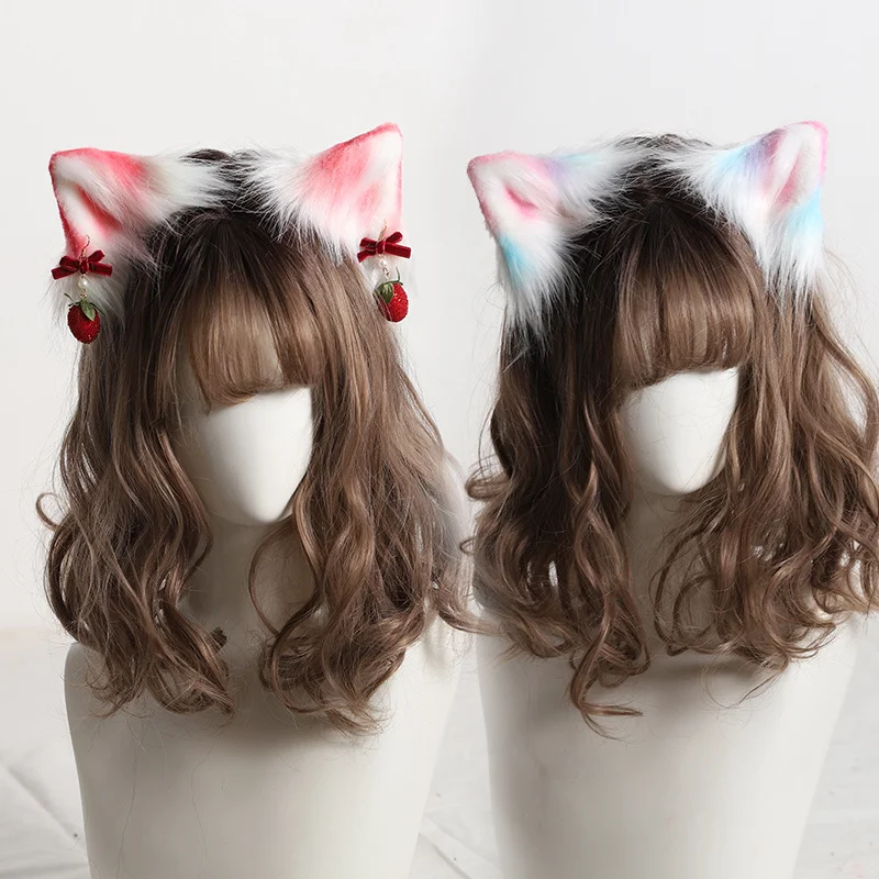 Ear Hairband Women's Broadcast Cosplay Soda Lolita Sweet Bite Handmade Small Objects Animal Ear Hair Accessories
Ear Hairband Women's Broadcast Cosplay Soda Lolita Sweet Bite Handmade Small Objects Animal Ear Hair Accessories