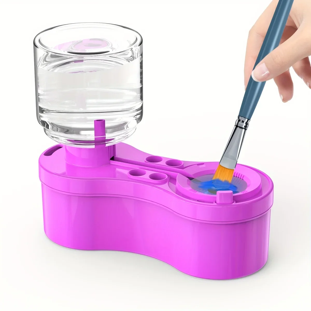 New Paint Brush Cleaner With Drain Button Automatic Water Circulation Paint Brush Cleaning Machine Cleaning Bucket Art Tools
New Paint Brush Cleaner With Drain Button Automatic Water Circulation Paint Brush Cleaning Machine Cleaning Bucket Art Tools