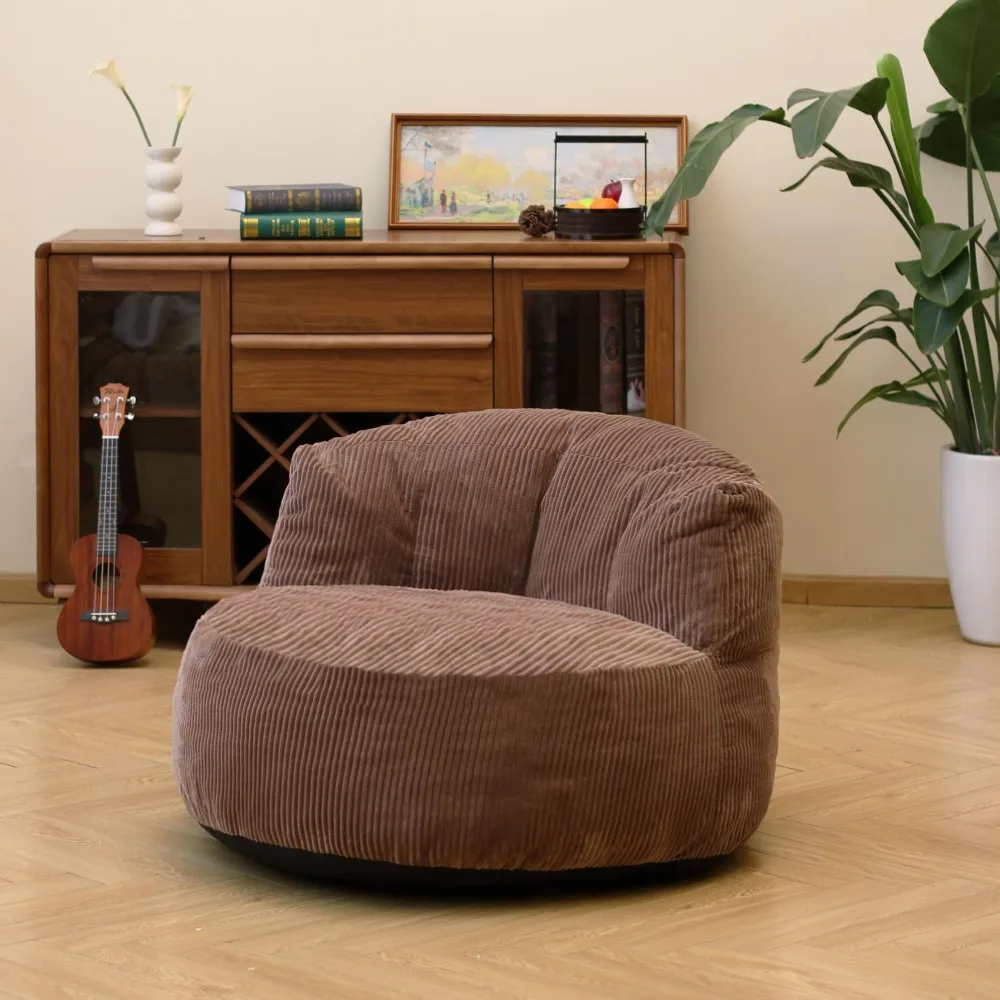 N&V Large Crescent Bean Bag Chair, Adult Size Bean Bag Sack, Foam Filling, Soft Premium Corduroy Bean Bag for Living Room Bedroo
N&V Large Crescent Bean Bag Chair, Adult Size Bean Bag Sack, Foam Filling, Soft Premium Corduroy Bean Bag for Living Room Bedroo