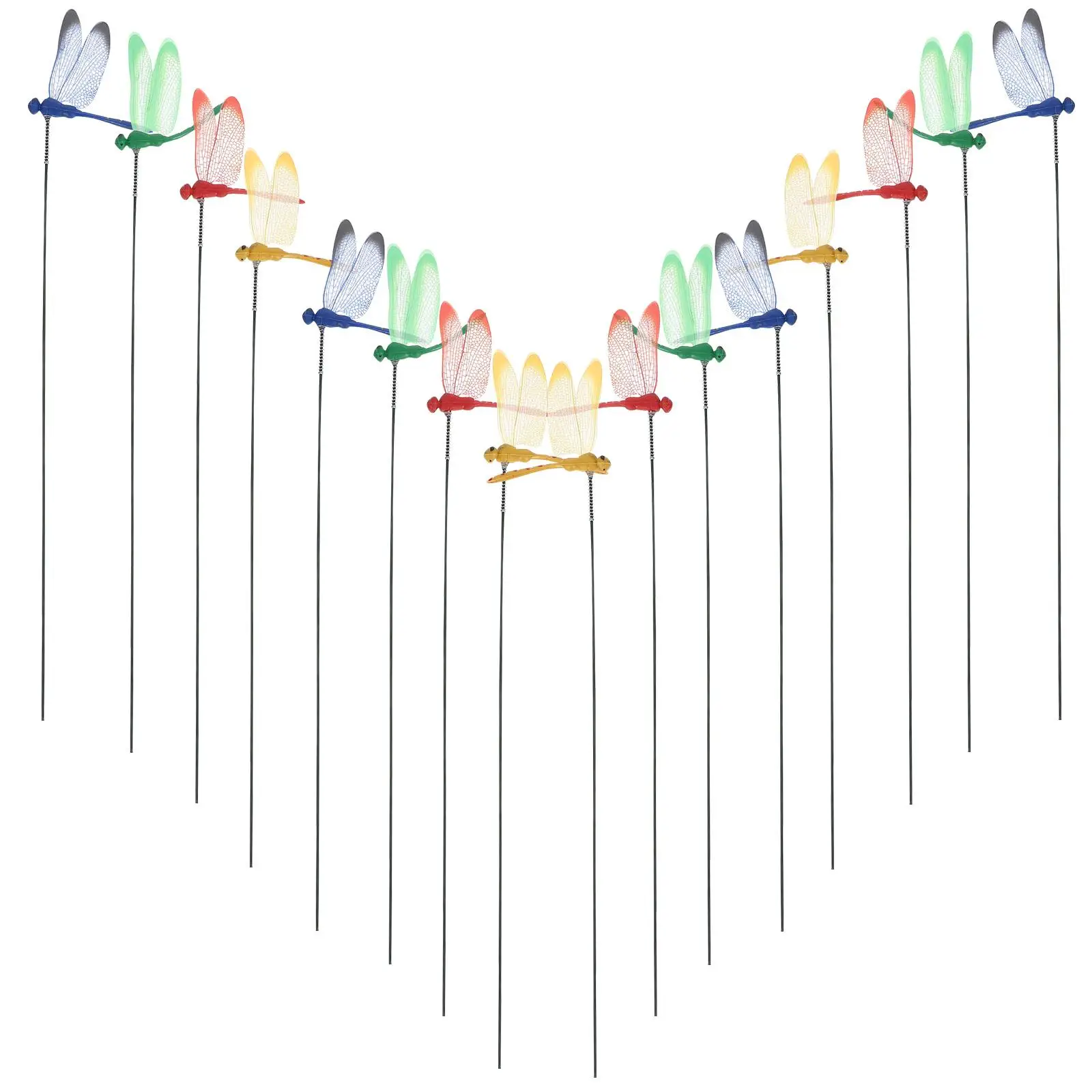 20 Pcs Artificial Dragonfly Decor Iron Wire PVC Material Garden Stake Outdoor Yard Lawn naments Planter Supplies Crafts
20 Pcs Artificial Dragonfly Decor Iron Wire PVC Material Garden Stake Outdoor Yard Lawn naments Planter Supplies Crafts