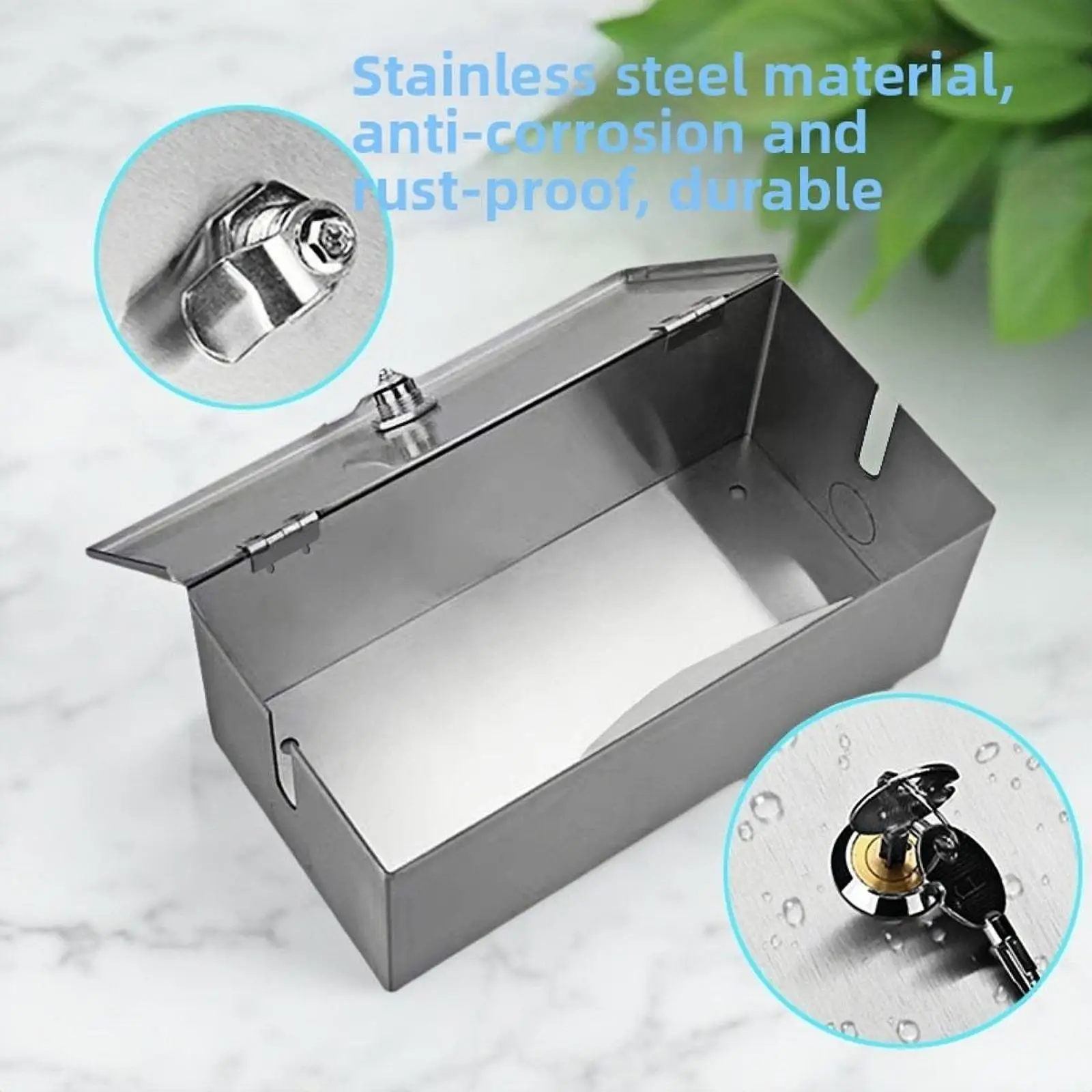 Stainless Steel Lockable Weatherproof Safe Box Electrical Protection Case for Outdoor Electricity Box Wall
Stainless Steel Lockable Weatherproof Safe Box Electrical Protection Case for Outdoor Electricity Box Wall