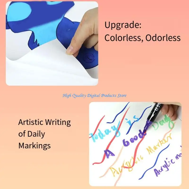 U2JE Acrylic Markers Set Professional Colors For Artists Students Drawing Sketching Craft Projects Practical Storage Case
U2JE Acrylic Markers Set Professional Colors For Artists Students Drawing Sketching Craft Projects Practical Storage Case