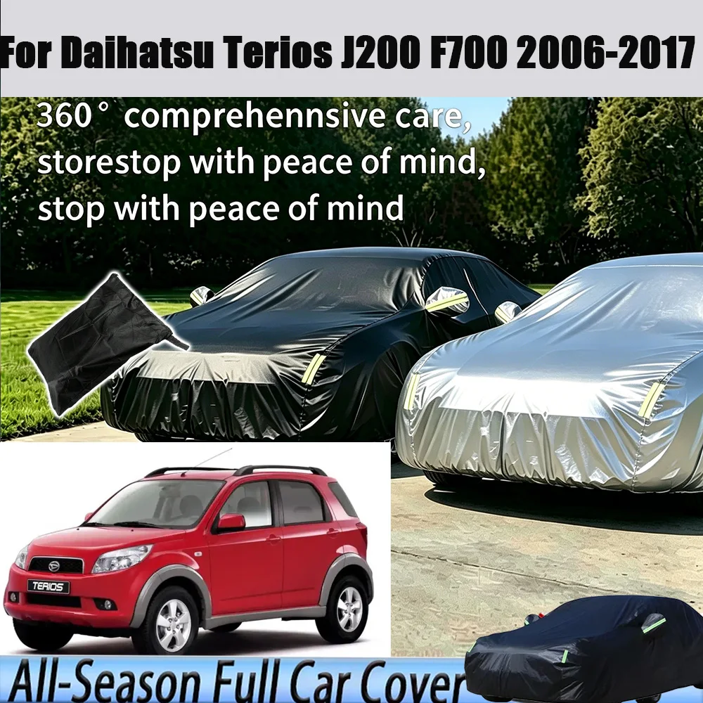 Outdoor Protection Full Car Cover Snow Cover Sunshade Waterproof Dustproof Exterior For Daihatsu Terios J200 F700 2006-2017
Outdoor Protection Full Car Cover Snow Cover Sunshade Waterproof Dustproof Exterior For Daihatsu Terios J200 F700 2006-2017