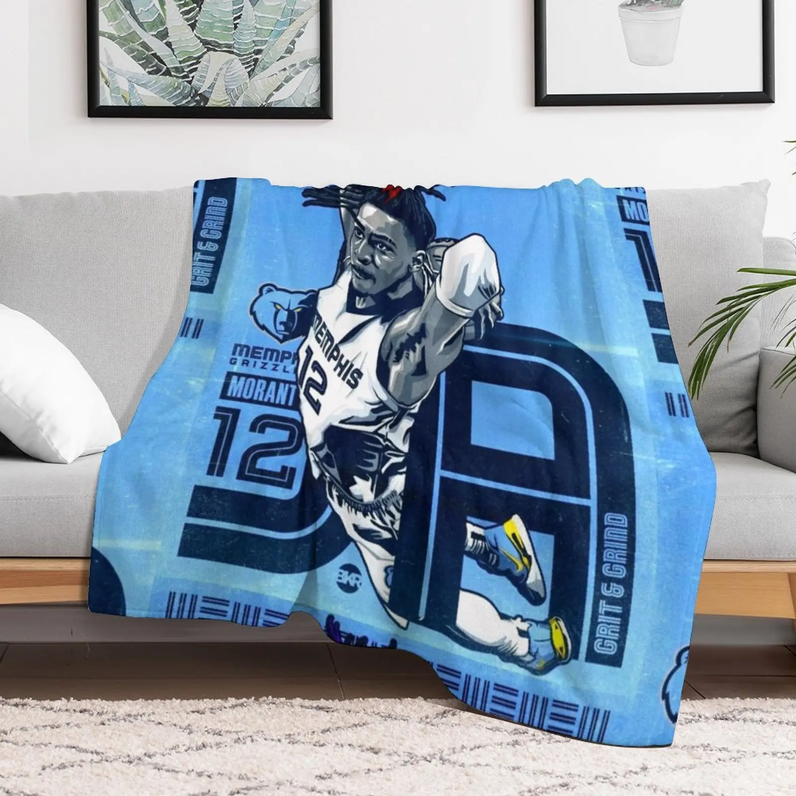 Morant Grizzlies Throw Blanket Hair Blankets For Sofas For Decorative Sofa Blankets
Morant Grizzlies Throw Blanket Hair Blankets For Sofas For Decorative Sofa Blankets
