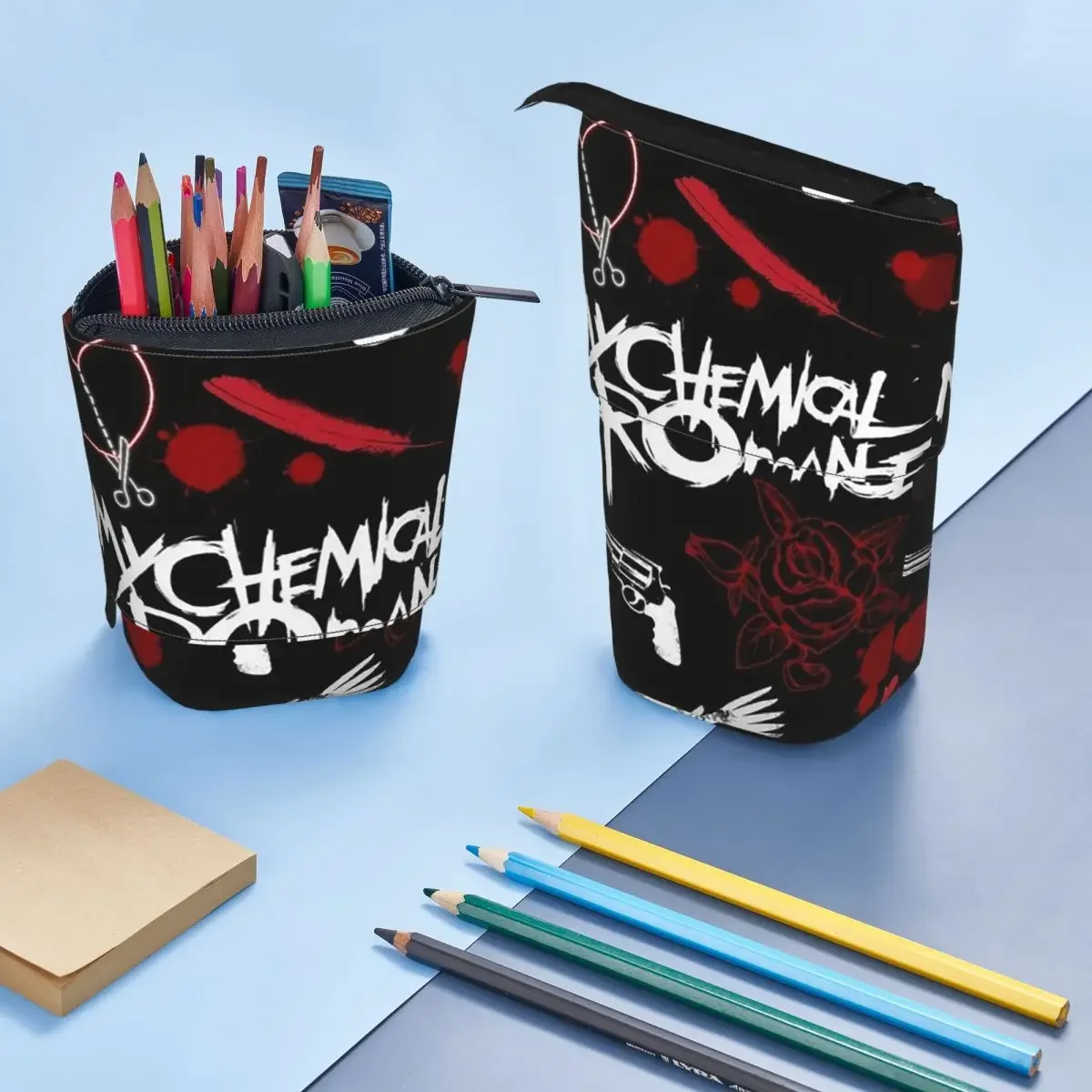 Mcr Band Punk Rock My Chemical Romance Reversible Pencil Case for Kids School Pen Box Pencil Bag Stationery Supplies
Mcr Band Punk Rock My Chemical Romance Reversible Pencil Case for Kids School Pen Box Pencil Bag Stationery Supplies