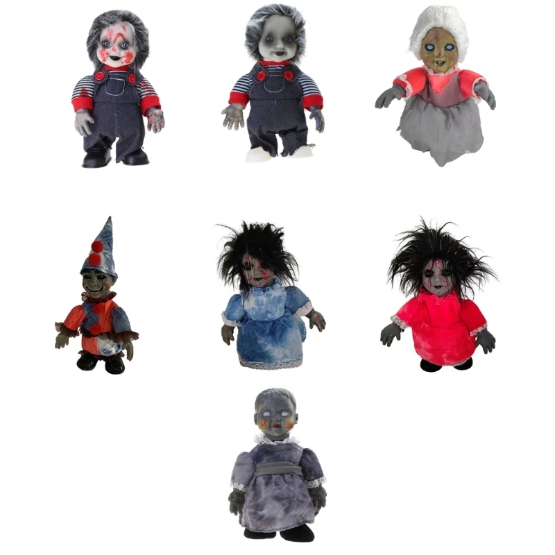 Светодиодная кукла GhostDoll для Хэллоуина, игрушка для розыгрыша, кукла с голосовым управлением, декор для дома с привидениями
Светодиодная кукла GhostDoll для Хэллоуина, игрушка для розыгрыша, кукла с голосовым управлением, декор для дома с привидениями