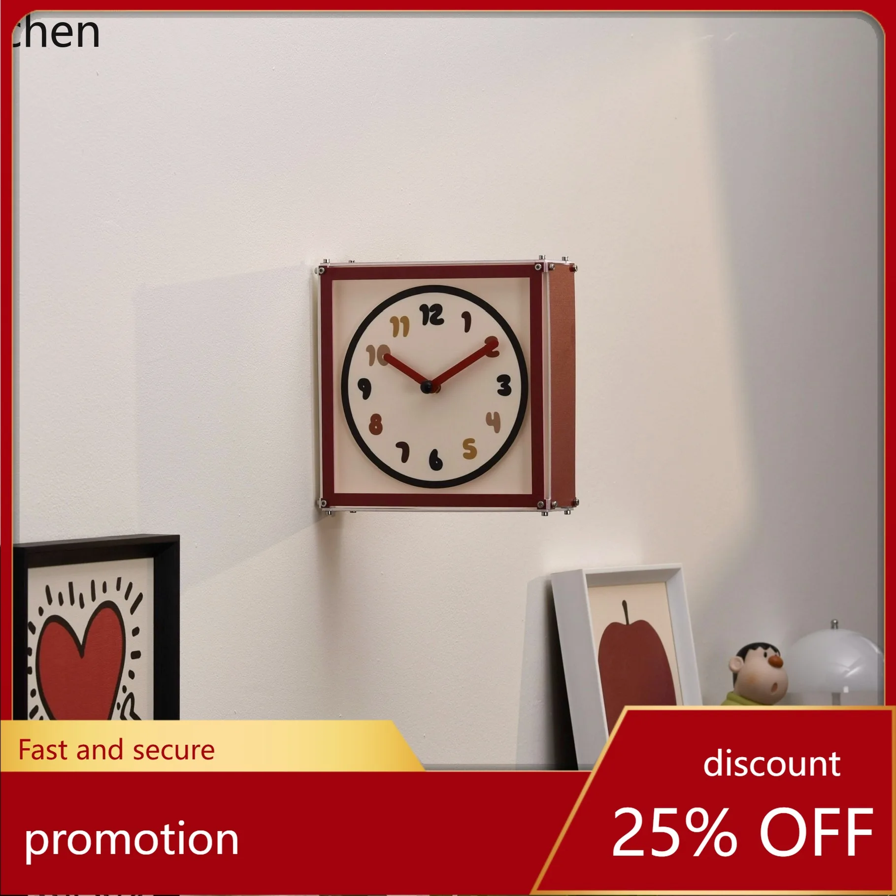 ZML Wall Corner Hanging Clock New Creative Home Double-Sided Corner Wall Clock
ZML Wall Corner Hanging Clock New Creative Home Double-Sided Corner Wall Clock