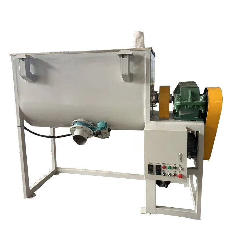 Horizontal ribbon mixer food mixing mixer
Horizontal ribbon mixer food mixing mixer