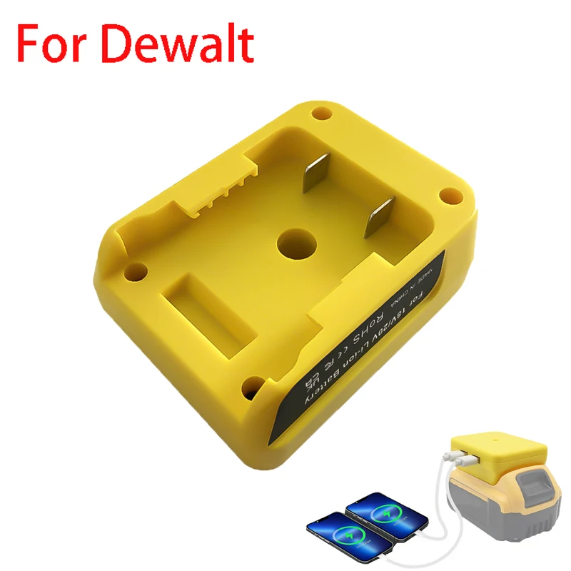QC3.0 Support Quick Charge Adapter for Mobile Phones Battery Adapter for Dewalt 18v 20V Batteries with Dual Usb Quick Charge
QC3.0 Support Quick Charge Adapter for Mobile Phones Battery Adapter for Dewalt 18v 20V Batteries with Dual Usb Quick Charge
