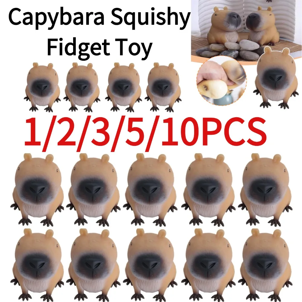10PCSCapybara Squishy Fidget Toy Cute Capybara Squeeze Stress Relief Toy Quick Rebound Design Anti-Anxiety Decompression Gadget
10PCSCapybara Squishy Fidget Toy Cute Capybara Squeeze Stress Relief Toy Quick Rebound Design Anti-Anxiety Decompression Gadget