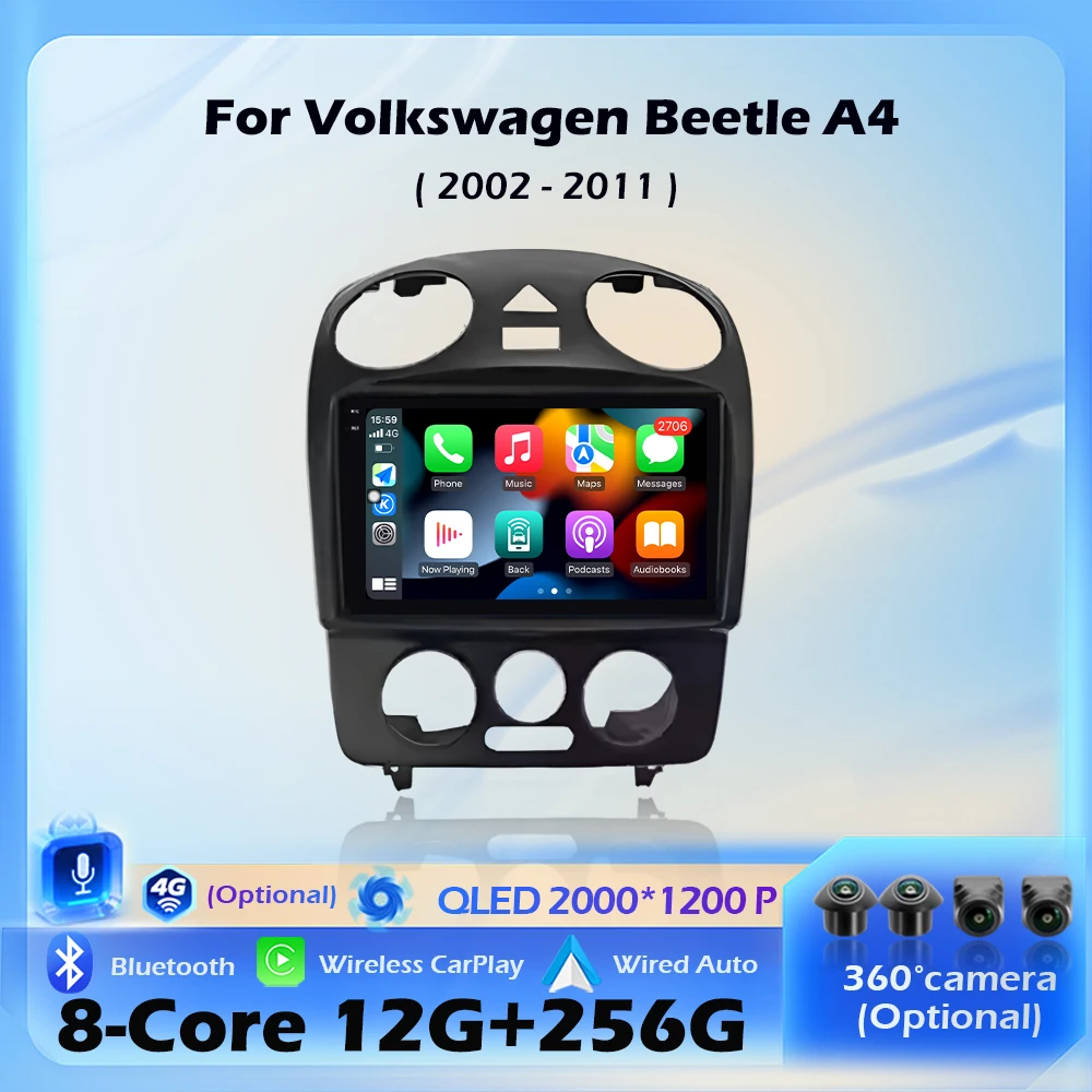 Navigation GPS For Volkswagen Beetle A4 2002 - 2011 Car Radio Multimedia Player BT Carplay Android AUTO DSP Stereo 9inch Screen
Navigation GPS For Volkswagen Beetle A4 2002 - 2011 Car Radio Multimedia Player BT Carplay Android AUTO DSP Stereo 9inch Screen