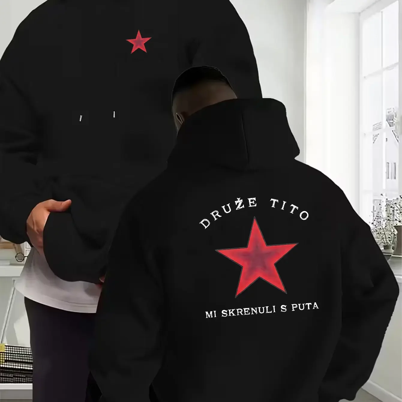 Men's Casual Hoodie with Kangaroo Pocket and Drawstring Design Versatile and Stylish Suitable for All Seasons
Men's Casual Hoodie with Kangaroo Pocket and Drawstring Design Versatile and Stylish Suitable for All Seasons