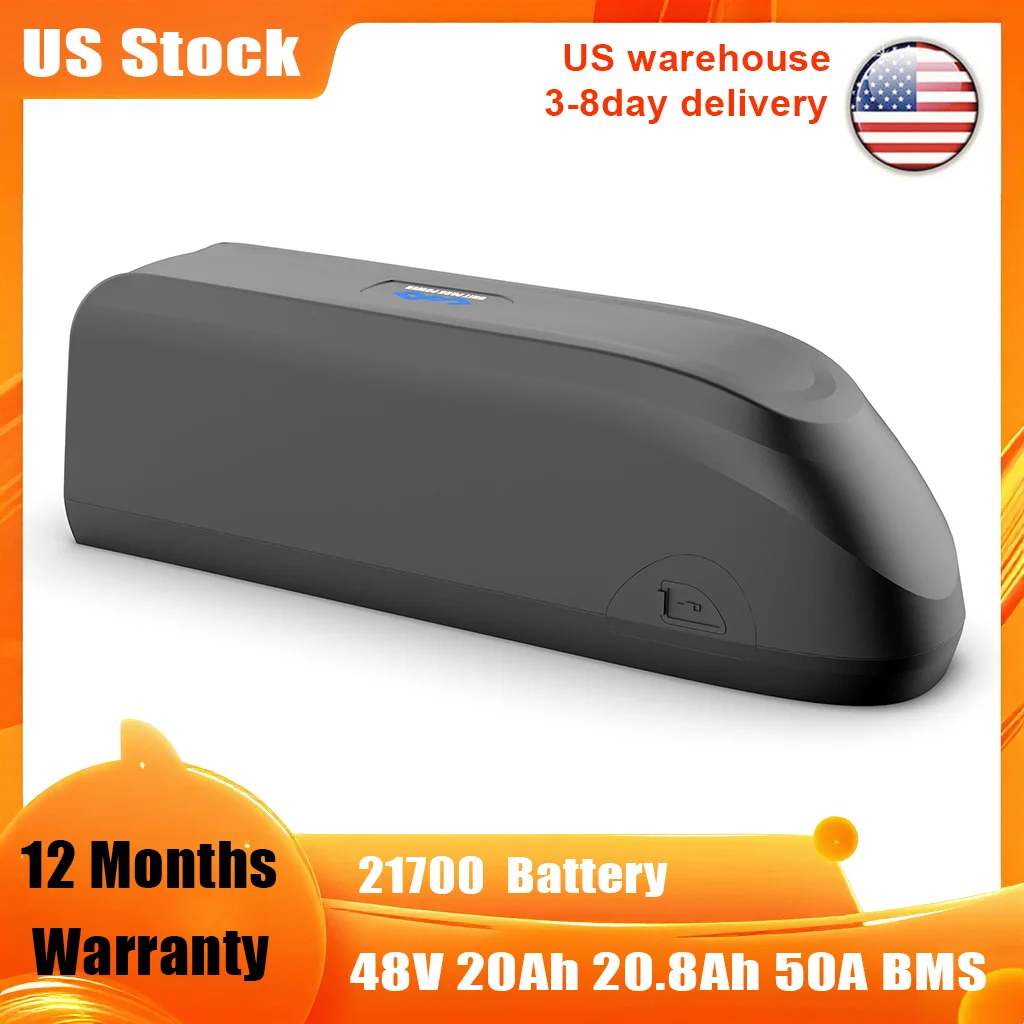 Original 21700 48V 52V Ebike Batterey Downtube UL Lithium Ion Battery Pack for E-bike 50W-2000W Electric Bicycle Conersion
Original 21700 48V 52V Ebike Batterey Downtube UL Lithium Ion Battery Pack for E-bike 50W-2000W Electric Bicycle Conersion