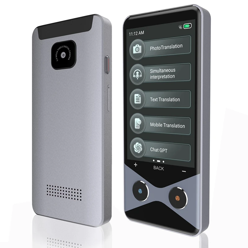V9000 3.7INCH 4G/WIFI/Hotspot Translator Qualcomm Processor RAM 1G+ROM16G Support 137 Languages 5-Megapixel HD Camera
V9000 3.7INCH 4G/WIFI/Hotspot Translator Qualcomm Processor RAM 1G+ROM16G Support 137 Languages 5-Megapixel HD Camera