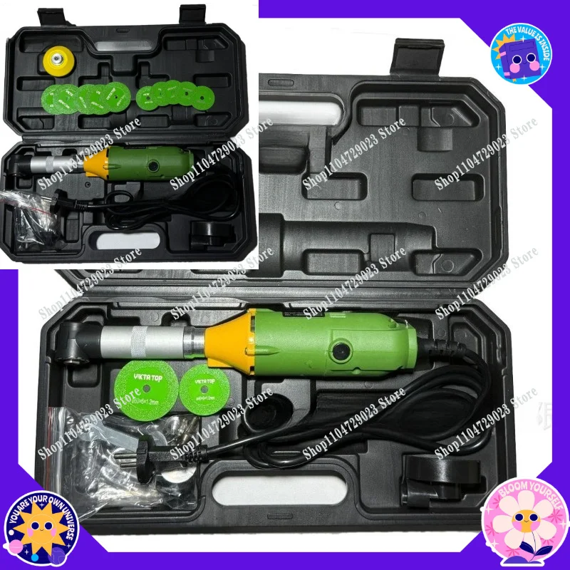 Right Angle Electric Elbow Grinder Polishing Machine Multifunctional Seam Cleaning Machine Grinding Die Polishing Machine
Right Angle Electric Elbow Grinder Polishing Machine Multifunctional Seam Cleaning Machine Grinding Die Polishing Machine