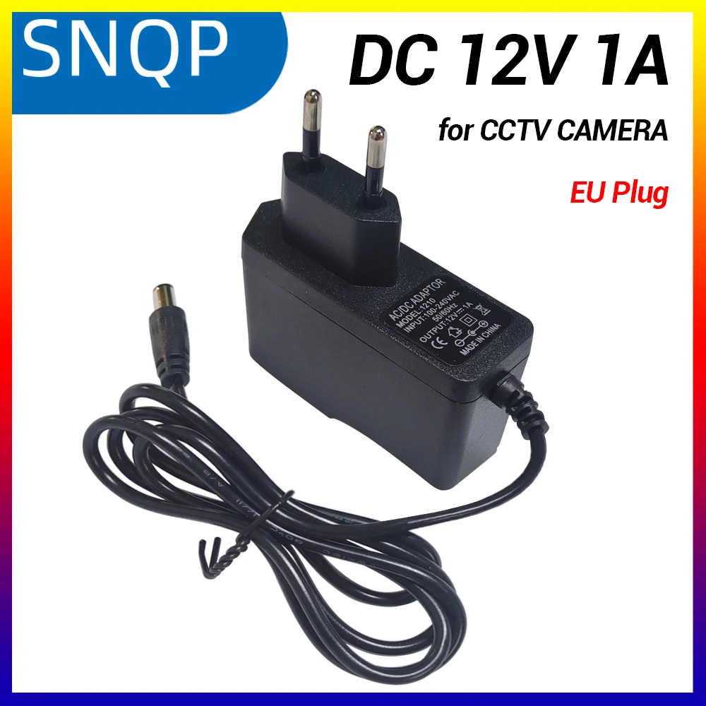 SNAP EU Plug AC DC адаптер питания зарядное устройство для камеры видеонаблюдения IP-монитор 100-240 В 12 В 1 А (2,1 мм * 5,5 мм)
SNAP EU Plug AC DC адаптер питания зарядное устройство для камеры видеонаблюдения IP-монитор 100-240 В 12 В 1 А (2,1 мм * 5,5 мм)