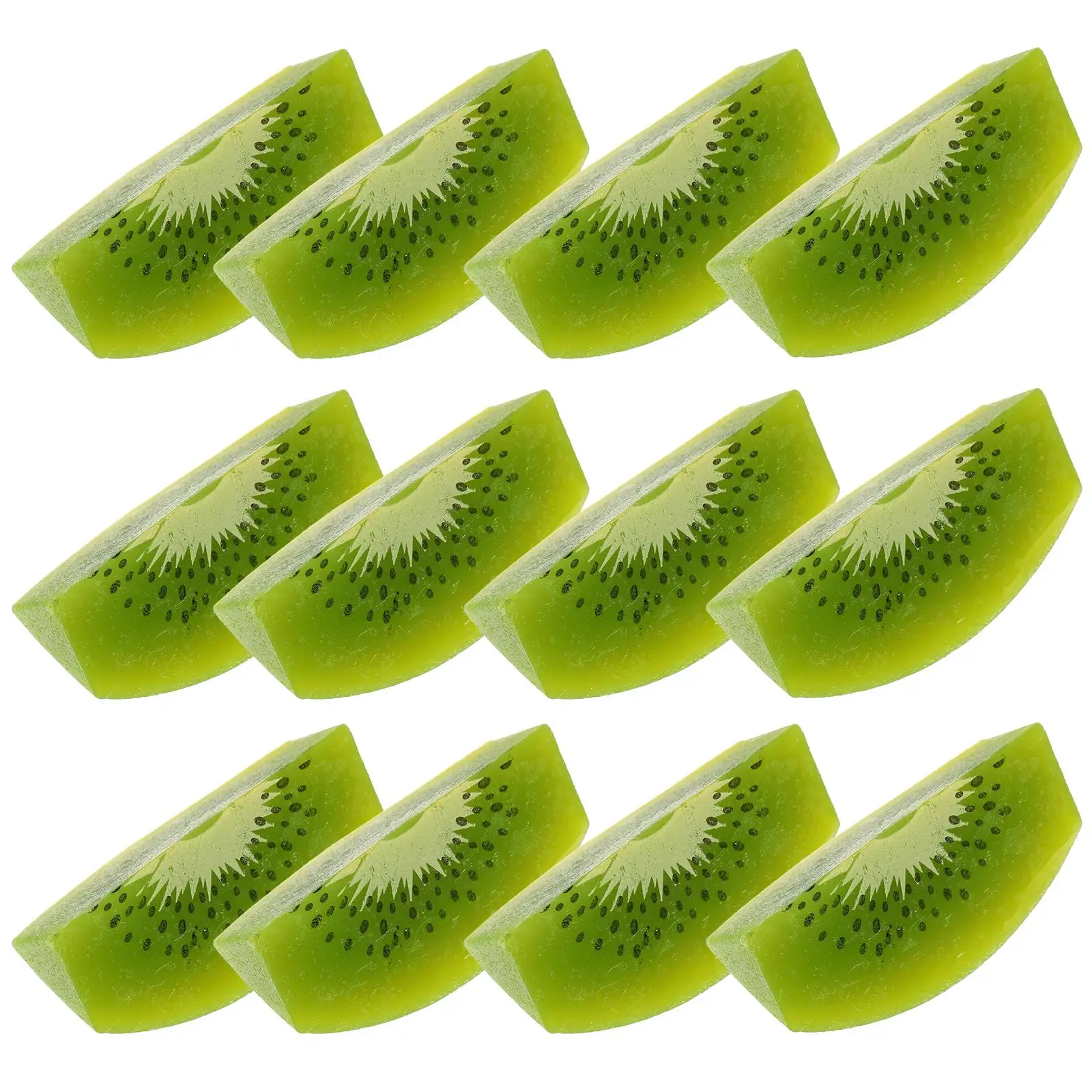 12 Pcs Artificial Kiwifruit Slice Model Decor Lifelike Fruit Adornment Simulation Kiwi Photo Props Faux Kiwi Slice Decorations
12 Pcs Artificial Kiwifruit Slice Model Decor Lifelike Fruit Adornment Simulation Kiwi Photo Props Faux Kiwi Slice Decorations