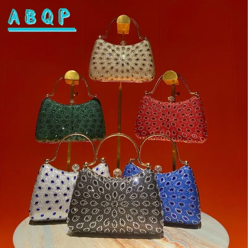New Evening Women's Bag Luxury Brand Diamond-Encrusted Sparkling Dinner Party Handbag Shining Women's Shoulder Crossbody Bag
New Evening Women's Bag Luxury Brand Diamond-Encrusted Sparkling Dinner Party Handbag Shining Women's Shoulder Crossbody Bag