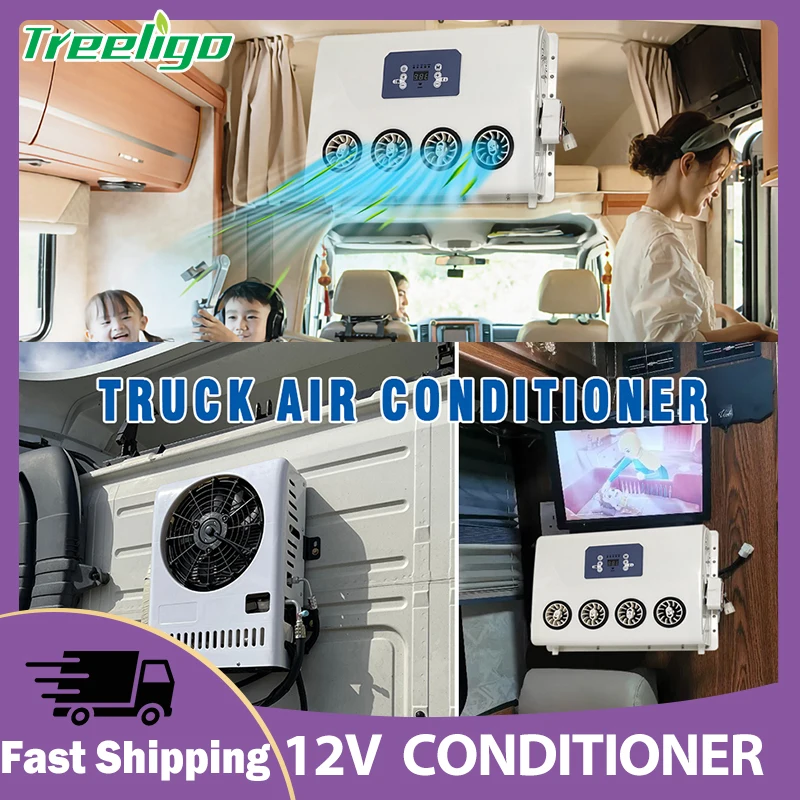 Treeligo 2025 10500BTU 12V Car Cooling Air Conditioner New Electric Car Split AC Unit For RV Truck Tractor Camper Van Motorhome
Treeligo 2025 10500BTU 12V Car Cooling Air Conditioner New Electric Car Split AC Unit For RV Truck Tractor Camper Van Motorhome