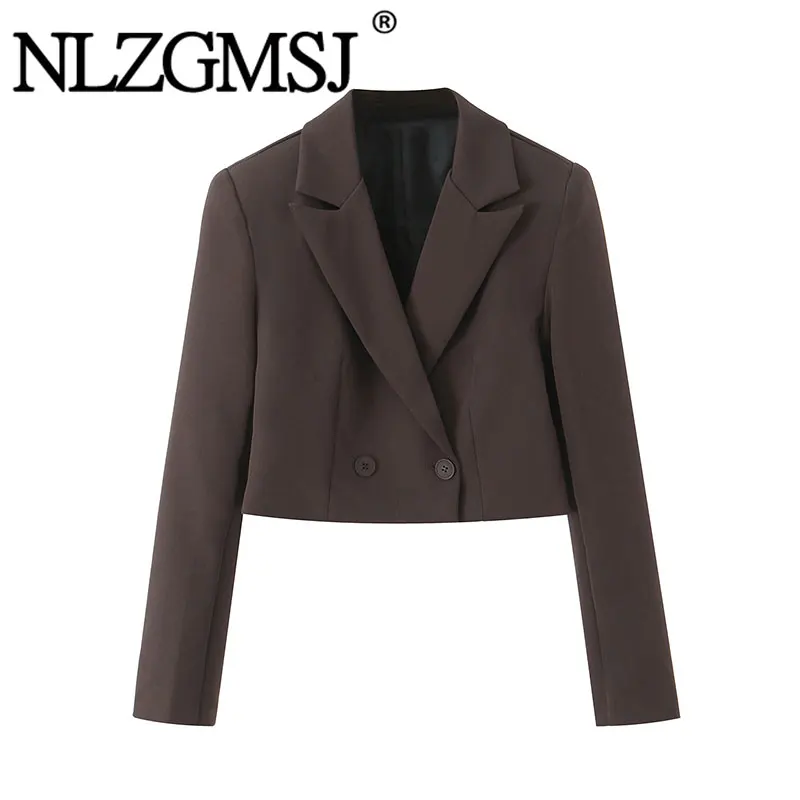 Nlzgmsj 2026 Spring Elegant Vintage Women Solid Color Short Blazer Fashion Office Ladies Slim Jacket
Nlzgmsj 2026 Spring Elegant Vintage Women Solid Color Short Blazer Fashion Office Ladies Slim Jacket