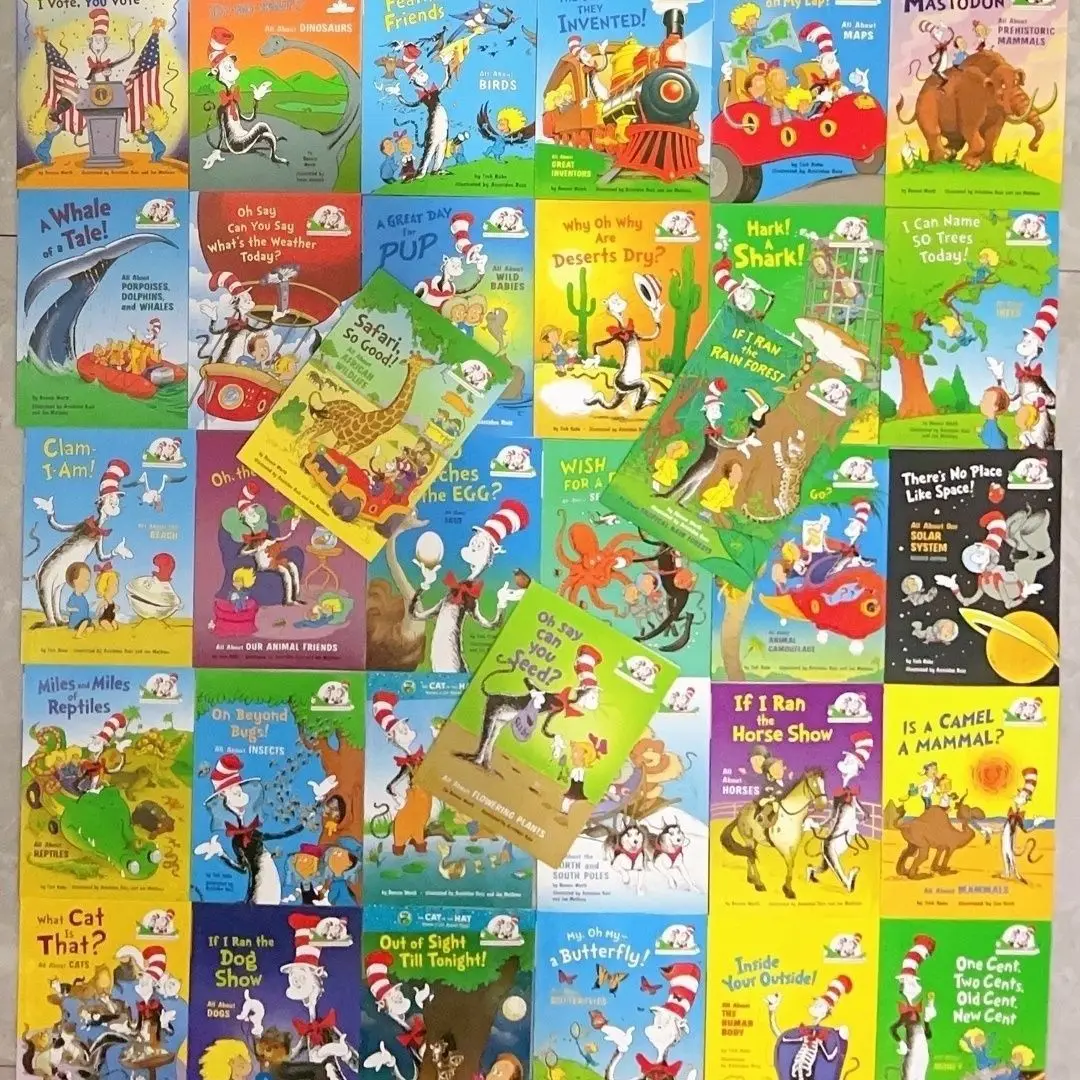 Dr. Seuss Science Picture Book Series (33 books) - Paperback Children's English Story Reading Books
Dr. Seuss Science Picture Book Series (33 books) - Paperback Children's English Story Reading Books