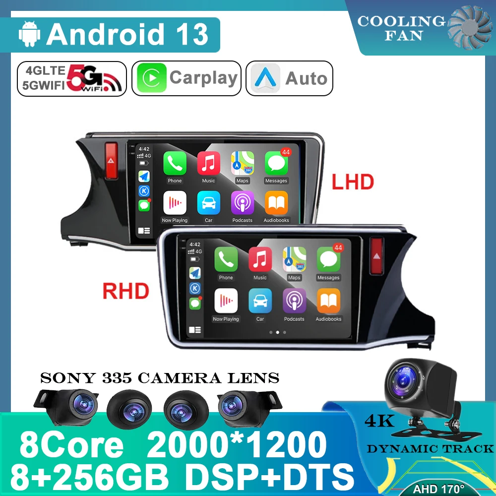 For Honda City Grace 2014 2015 2016 2017 Android 13 RHD Auto Car Radio Video Player Navigation Touchscreen Audio Autoradio
For Honda City Grace 2014 2015 2016 2017 Android 13 RHD Auto Car Radio Video Player Navigation Touchscreen Audio Autoradio