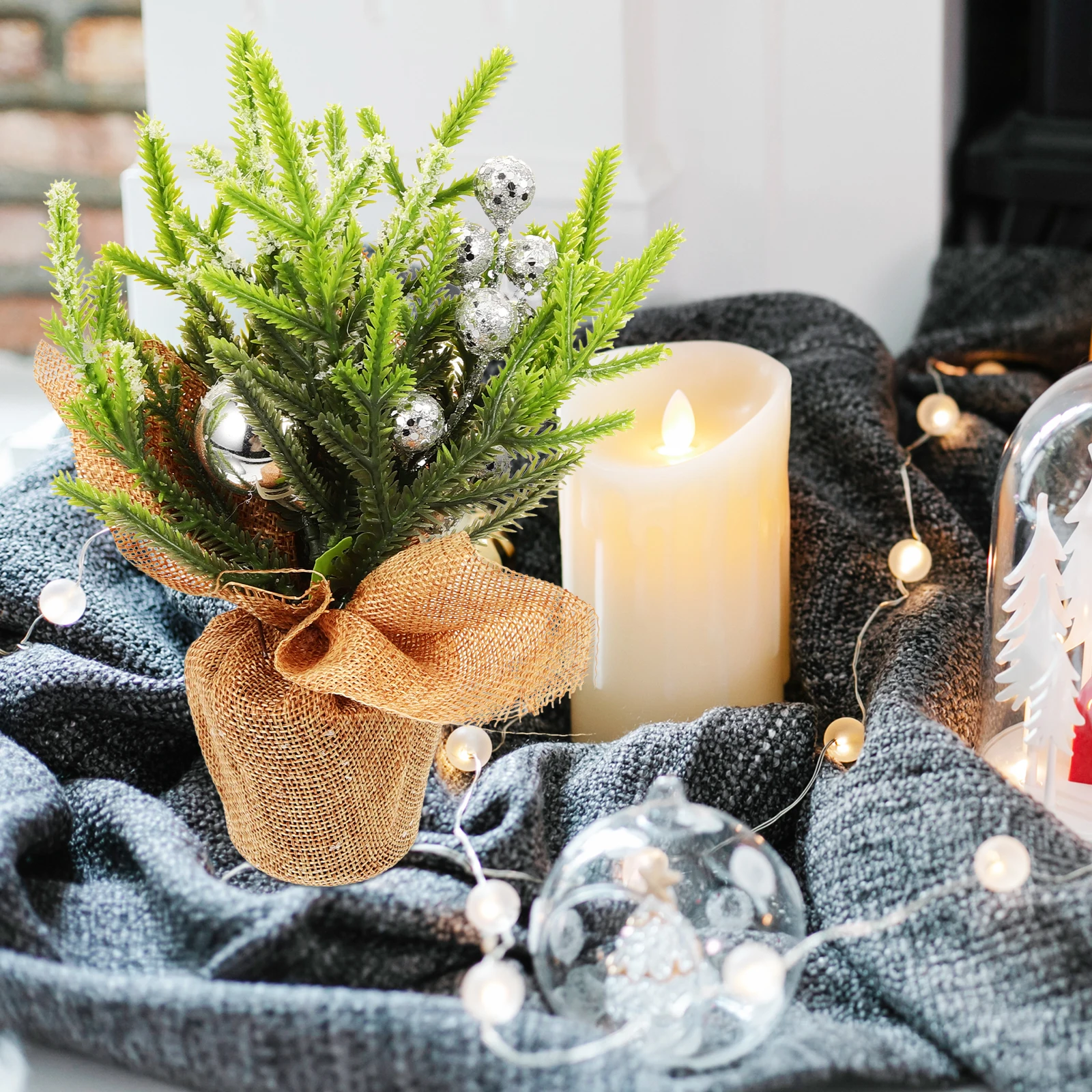 Burlap Christmas Tree Decor Artificial Xmas Trees Home Party Office Store Adornment Stylish Friendly Gift
Burlap Christmas Tree Decor Artificial Xmas Trees Home Party Office Store Adornment Stylish Friendly Gift