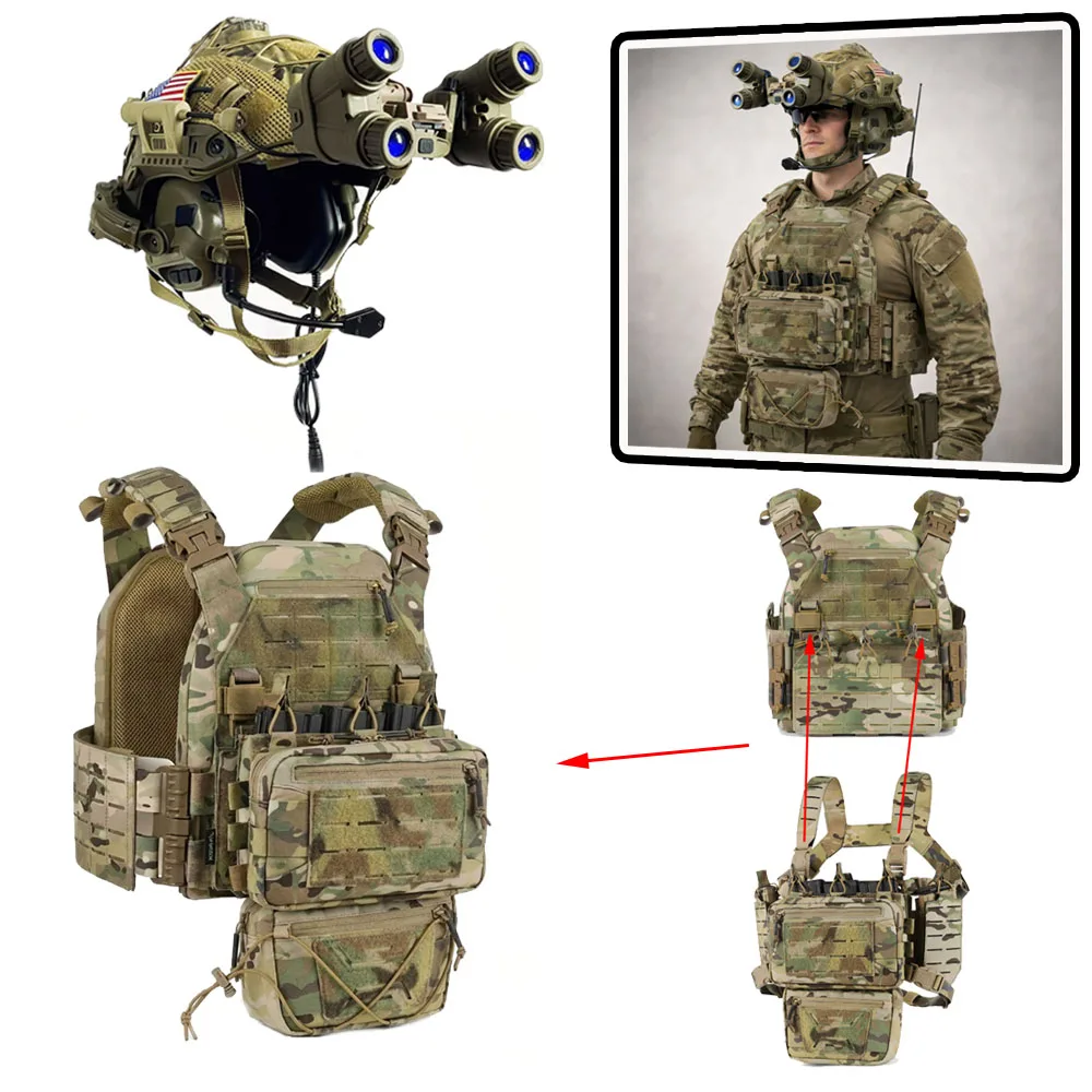 Fast Helmet Tactical Full Kit Vest Quick Release Camouflage Plate Carrier for Airsoft Wargame Cosplay Special Forces
Fast Helmet Tactical Full Kit Vest Quick Release Camouflage Plate Carrier for Airsoft Wargame Cosplay Special Forces