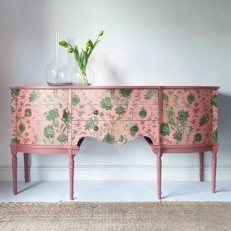 Medieval pink painted entrance cabinet wabi sandy wind solid wood locker
Medieval pink painted entrance cabinet wabi sandy wind solid wood locker