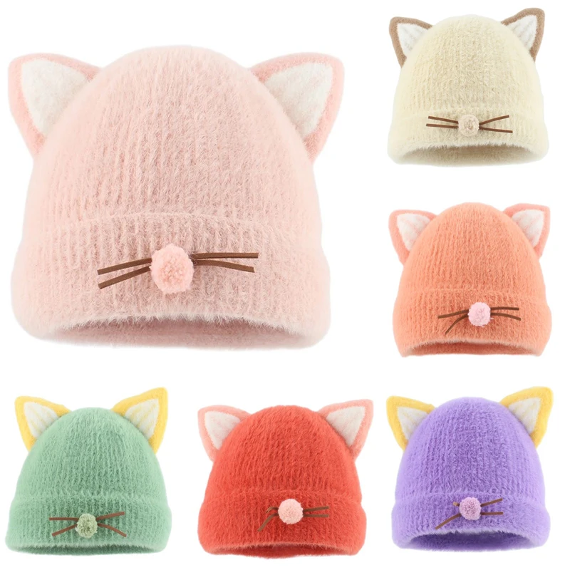 2023 Korea Autumn Winter Baby Hat Boys Girls Cartoon Cat Cute Cap Infant Bonnet Newborn Soft Warm Rabbit Fur Knitted Hat
2023 Korea Autumn Winter Baby Hat Boys Girls Cartoon Cat Cute Cap Infant Bonnet Newborn Soft Warm Rabbit Fur Knitted Hat