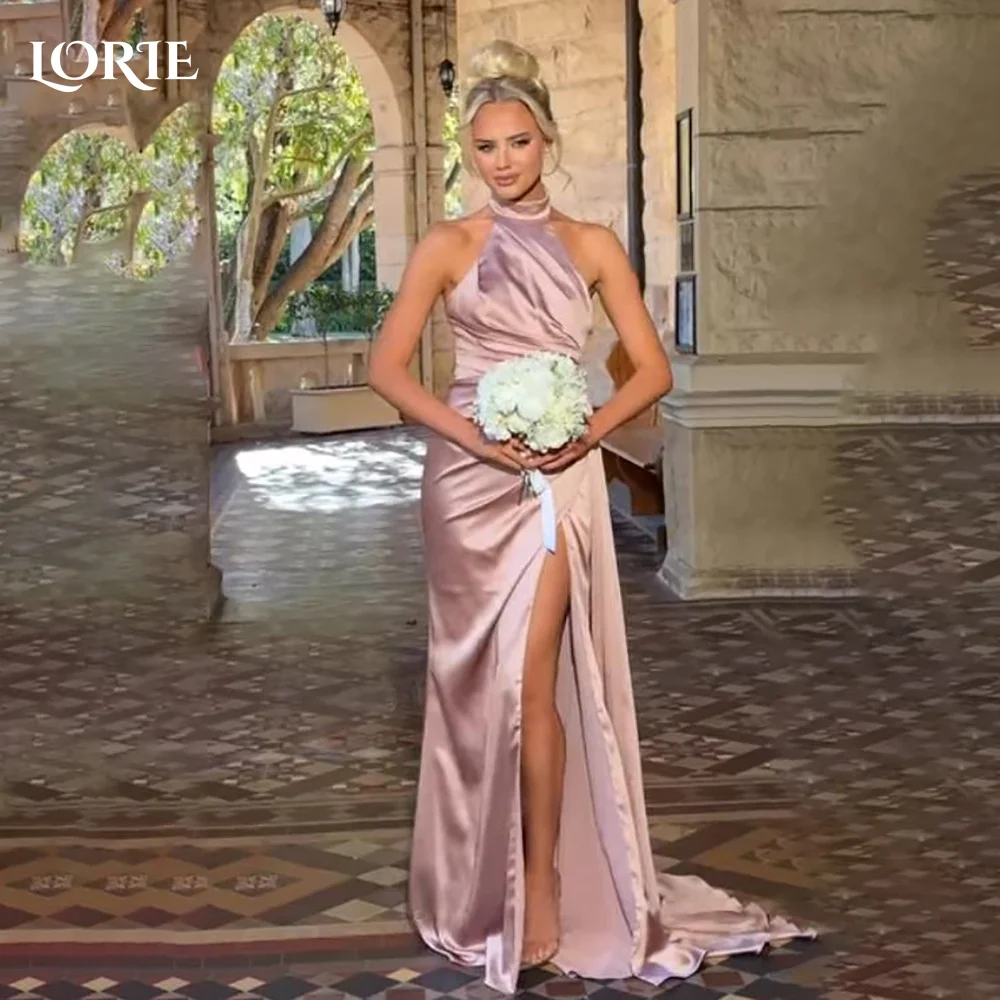 LORIE Элегантное платье подружки невесты с разрезом на шее Русалка со складками на спине и рюшами Пляжное свадебное платье со складками Платье невесты по индивидуальному заказу
LORIE Элегантное платье подружки невесты с разрезом на шее Русалка со складками на спине и рюшами Пляжное свадебное платье со складками Платье невесты по индивидуальному заказу