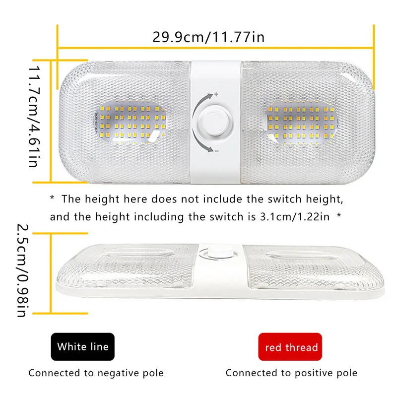 Ultra-Thin with Switch High Brightness Led Rv Lights Memory Function Cabin Interior Light Car Dimmable Reading Light
Ultra-Thin with Switch High Brightness Led Rv Lights Memory Function Cabin Interior Light Car Dimmable Reading Light