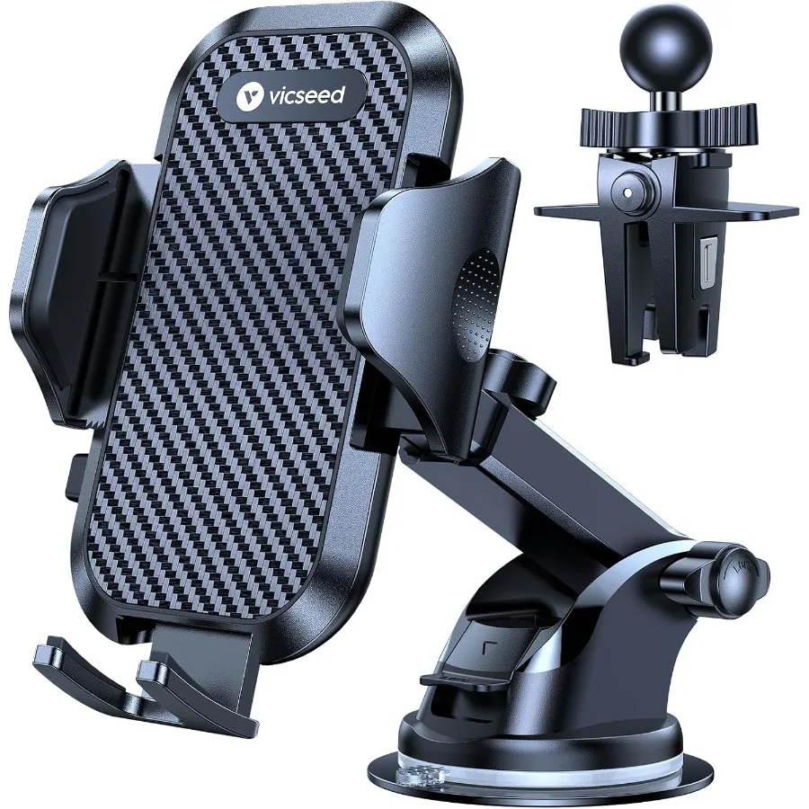 True MilitaryGrade Car Phone Holder with Upgraded 95+ LBS Suction Strength for Dashboard Windshield Vent Adjustable Universal M
True MilitaryGrade Car Phone Holder with Upgraded 95+ LBS Suction Strength for Dashboard Windshield Vent Adjustable Universal M