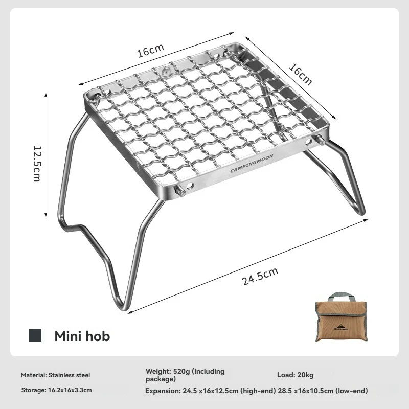 CAMPINGMOON MS-1011 Портативная мини-печь для кемпинга и рыбалки со складной газовой плитой и сеткой для барбекю для приготовления пищи на открытом воздухе с шифрованием
CAMPINGMOON MS-1011 Портативная мини-печь для кемпинга и рыбалки со складной газовой плитой и сеткой для барбекю для приготовления пищи на открытом воздухе с шифрованием