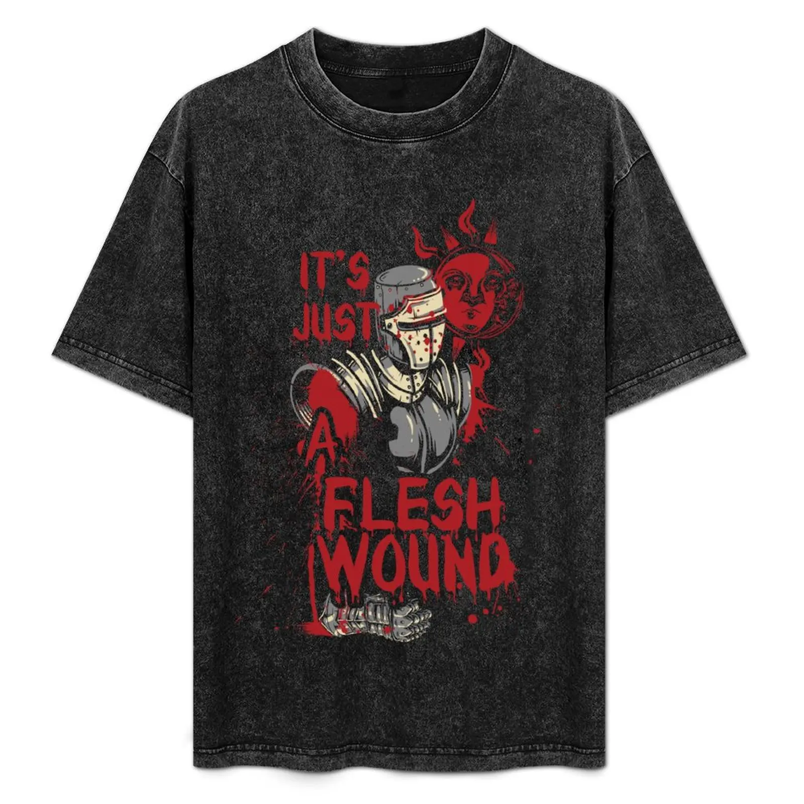 Monty it's just a Flesh Wound T-Shirt Classic Basic Casual T-Shirt
Monty it's just a Flesh Wound T-Shirt Classic Basic Casual T-Shirt