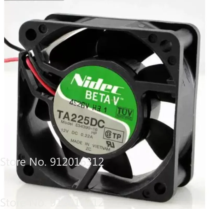 Новый вентилятор для Nidec TA225DC E34390-16 6025 12V 0.22A, 2-проводной, охлаждающий, 6 см, 60*60*25 мм
Новый вентилятор для Nidec TA225DC E34390-16 6025 12V 0.22A, 2-проводной, охлаждающий, 6 см, 60*60*25 мм
