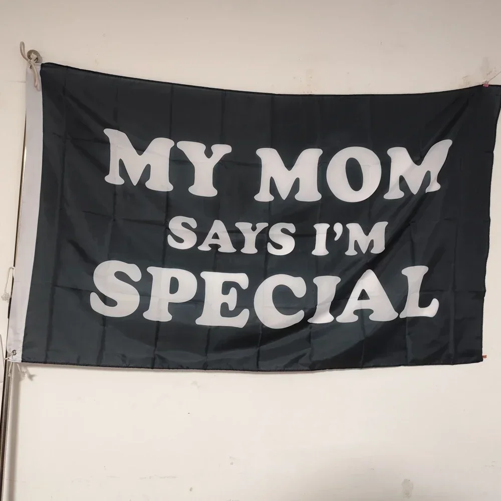 My Mom Says I'm Special Flag Outdoor Decor Yard Decor Garden Decorations 90x150cm Polyester
My Mom Says I'm Special Flag Outdoor Decor Yard Decor Garden Decorations 90x150cm Polyester