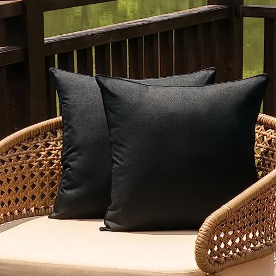 Outdoor Waterproof Throw Pillow Covers Set of 2 Decorative Farmhouse Garden Pillowcase Solid Cushion Cases for Patio Tent Couch
Outdoor Waterproof Throw Pillow Covers Set of 2 Decorative Farmhouse Garden Pillowcase Solid Cushion Cases for Patio Tent Couch
