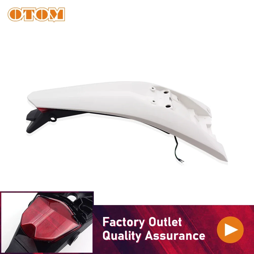 OTOM Electric Dirt Bike Motorcycle Rear Fender With LED Tail Light Taillight Bracket License Plate Lamp For KTM Mudguard Freerid
OTOM Electric Dirt Bike Motorcycle Rear Fender With LED Tail Light Taillight Bracket License Plate Lamp For KTM Mudguard Freerid