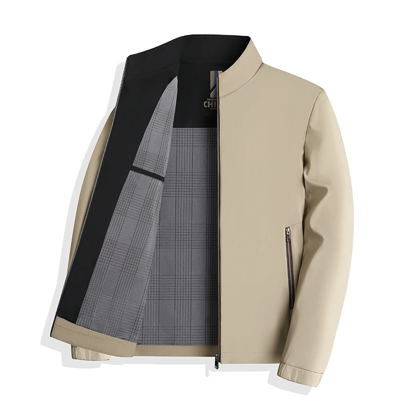 2026 Men's Spring and Autumn Jacket Casual High End Loose Middle Aged Cadre Dad's Dress Collar Jacket
2026 Men's Spring and Autumn Jacket Casual High End Loose Middle Aged Cadre Dad's Dress Collar Jacket