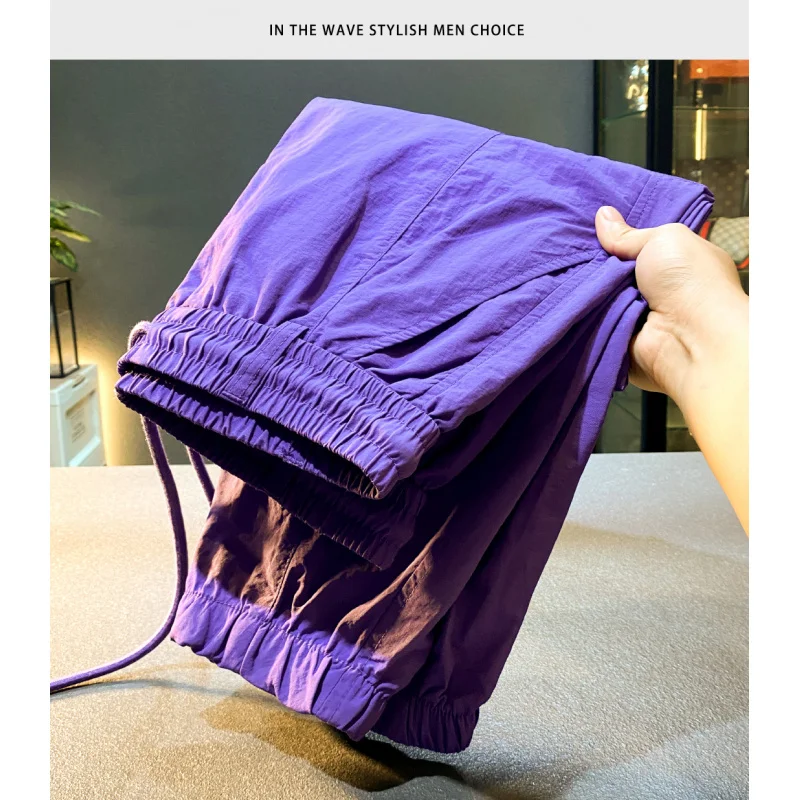 2025Summer Ultra-Thin Silk Trendy Sports Pants Men Quick-Dry Loose Cool Casual Cargo Harem Long Pants
2025Summer Ultra-Thin Silk Trendy Sports Pants Men Quick-Dry Loose Cool Casual Cargo Harem Long Pants
