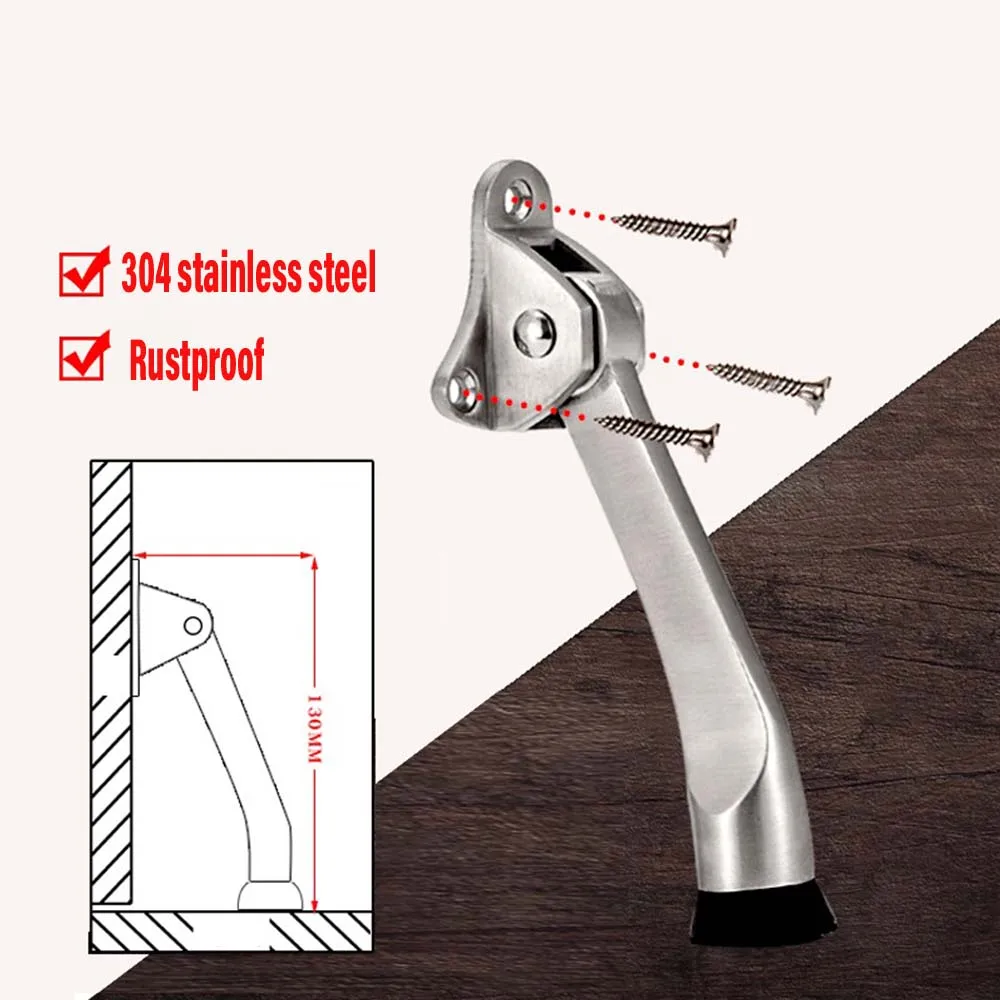 Rubber Door Stopper with American Style Horseshoe Shaped Foot Pedal and Obstruction Gear Door Stopper Under Door Draft Stopper
Rubber Door Stopper with American Style Horseshoe Shaped Foot Pedal and Obstruction Gear Door Stopper Under Door Draft Stopper