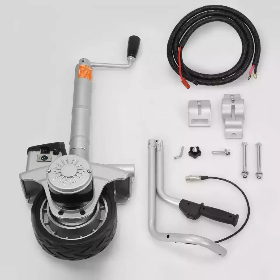 Electric Trailer Mover 350W 5000LB Motorized Jockey Wheel 12V Mini Trailer Mover Dolly Maneuver Trailer Camper Caravan Boat
Electric Trailer Mover 350W 5000LB Motorized Jockey Wheel 12V Mini Trailer Mover Dolly Maneuver Trailer Camper Caravan Boat