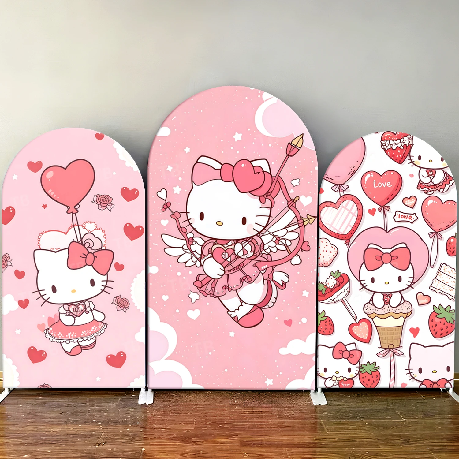 TB Sanrio Hello Kitty Theme Arch Backdrop Cover Pink Heart for Girls Birthday Party Baby Shower Photo Background Elastic Fabric
TB Sanrio Hello Kitty Theme Arch Backdrop Cover Pink Heart for Girls Birthday Party Baby Shower Photo Background Elastic Fabric