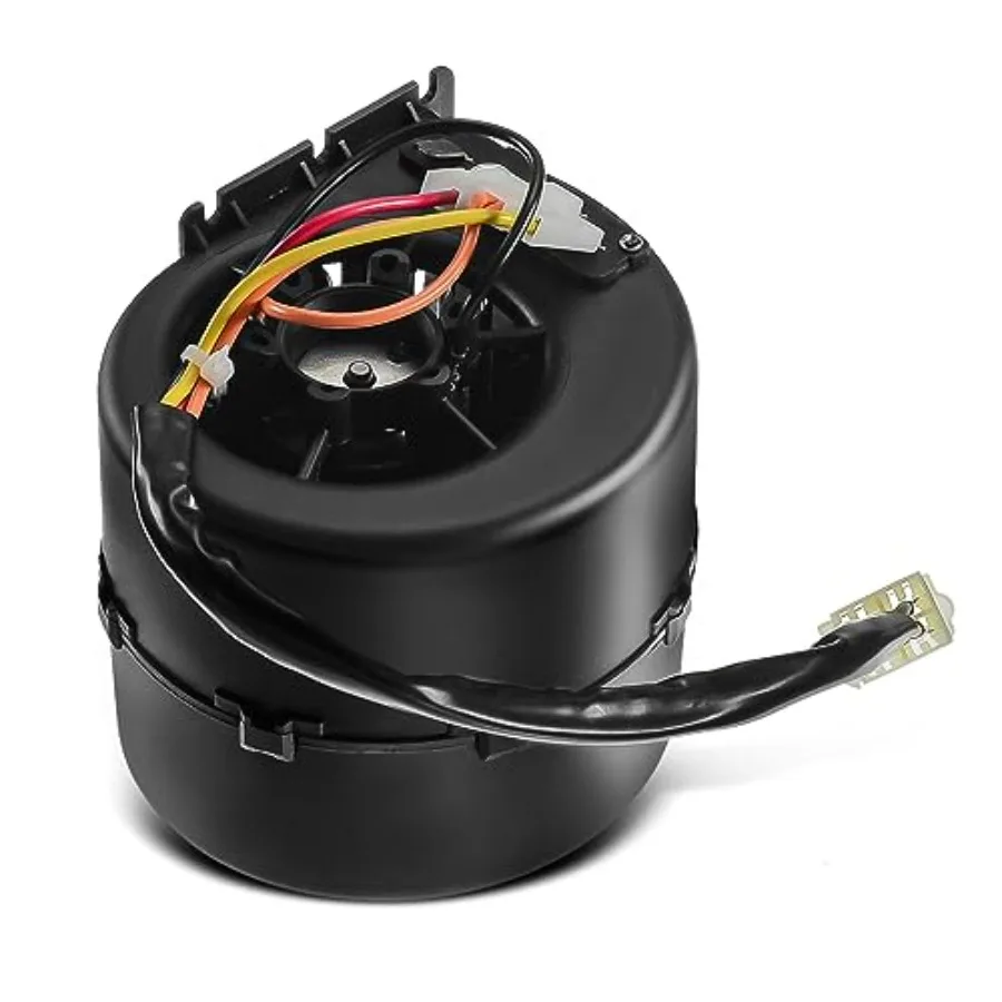 Front HVAC heater blower motor assembly for automotive use, plastic housing, black color, 12V high-efficiency quiet operation w
Front HVAC heater blower motor assembly for automotive use, plastic housing, black color, 12V high-efficiency quiet operation w