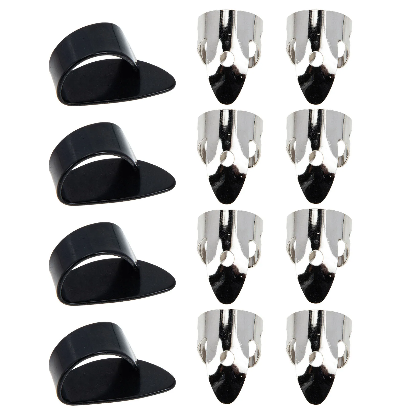 1 set 1 Set Stainless Steel Guitar Finger Picks Durable Metal Thumb Finger Protector For Pain Relief Sweatproof Beginners
1 set 1 Set Stainless Steel Guitar Finger Picks Durable Metal Thumb Finger Protector For Pain Relief Sweatproof Beginners