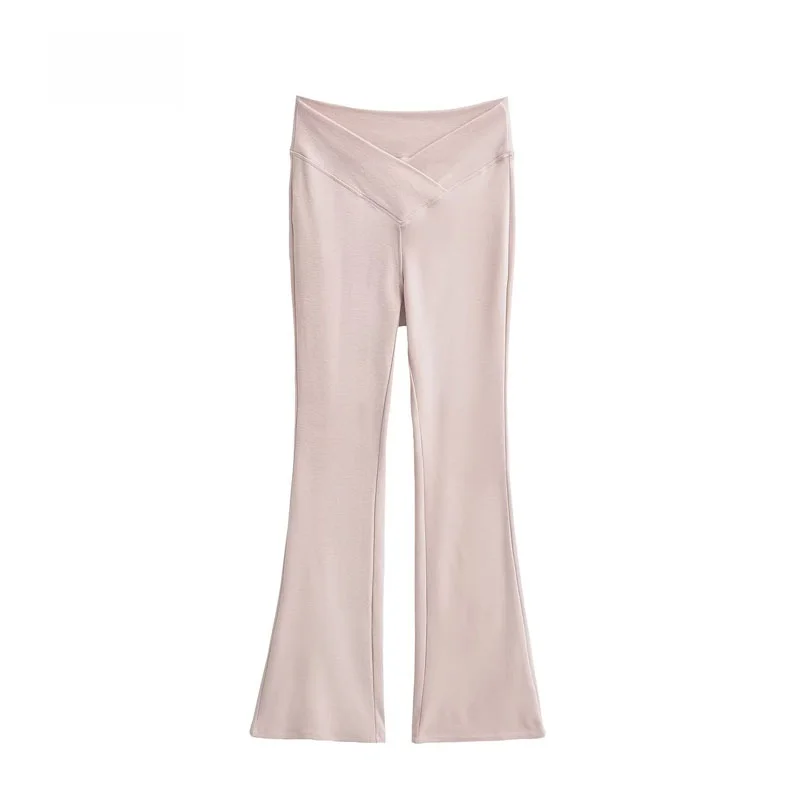 Женские модные повседневные брюки-клеш с высокой талией для йоги и фитнеса, с перекрестной эластичной резинкой, для похудения и комфортной поездки на работу
Женские модные повседневные брюки-клеш с высокой талией для йоги и фитнеса, с перекрестной эластичной резинкой, для похудения и комфортной поездки на работу